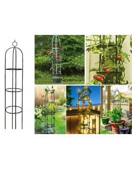 Елегантна градинска арка колона за цветя 190см